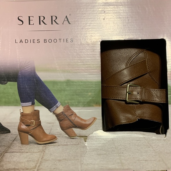 Serra women’s -Ladies booties size 7, brown - Picture 2 of 12
